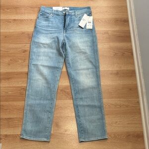 7 for all mankind size 27 hw cropped straight jeans NWT
